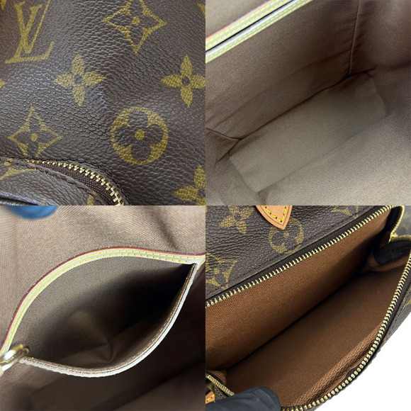 LOUIS VUITTON Brown Monogram Leather Backpack - Picture 9 of 9